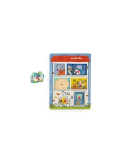 Moulin Roty Puzzle sonore en bois Puce & Pilou - Discount