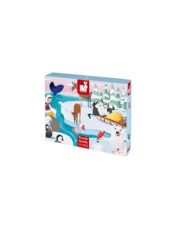 Janod Puzzle tactile la vie sur la banquise - Best