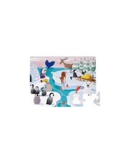 Janod Puzzle tactile la vie sur la banquise - Best