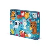 Janod Puzzle tactile les animaux de la forêt - New