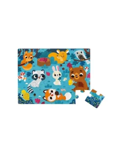 Janod Puzzle tactile les animaux de la forêt - New