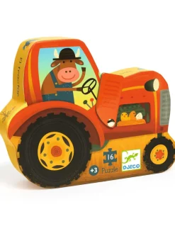 Djeco Puzzle Tracteur 16 pièces - Best