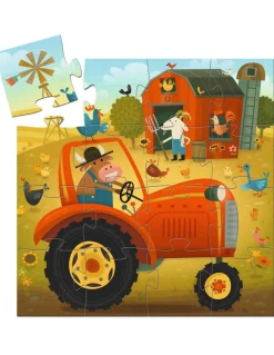 Djeco Puzzle Tracteur 16 pièces - Best