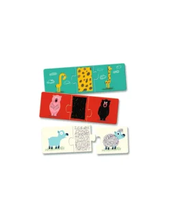Djeco Puzzle trio Tout nu - Online