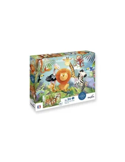 Sentosphere Puzzles Animaux sauvages 24 pièces - Sentosphère