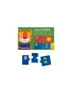 Moulin Roty Puzzles Les chiffres Les Popipop - Best