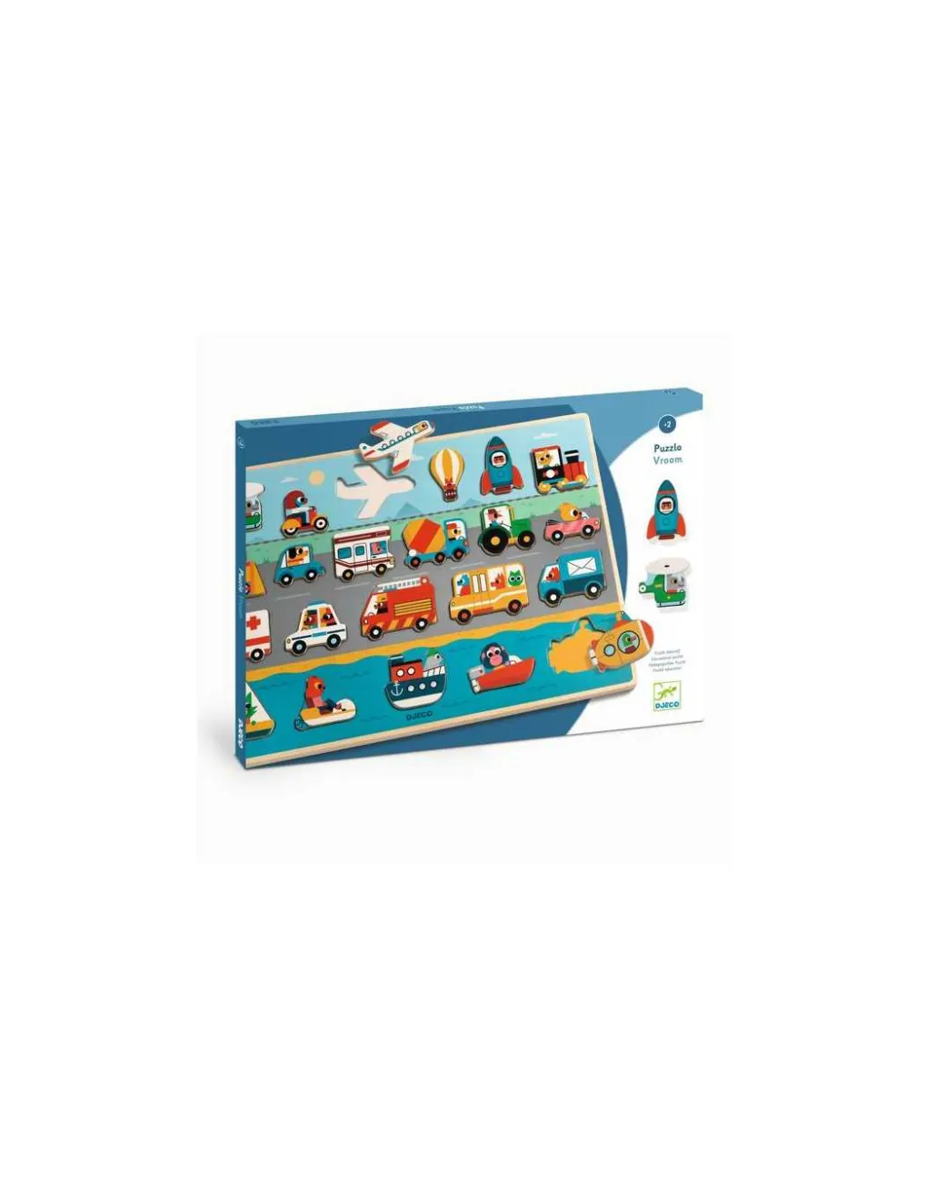 Djeco Puzzlo Vroom - Sale