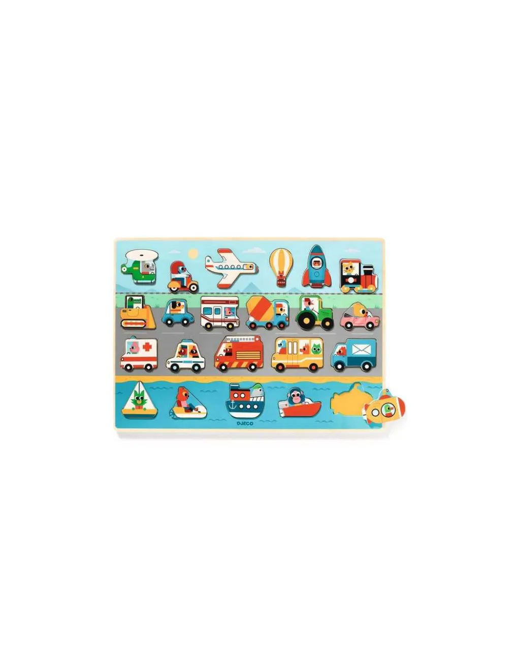 Djeco Puzzlo Vroom - Sale