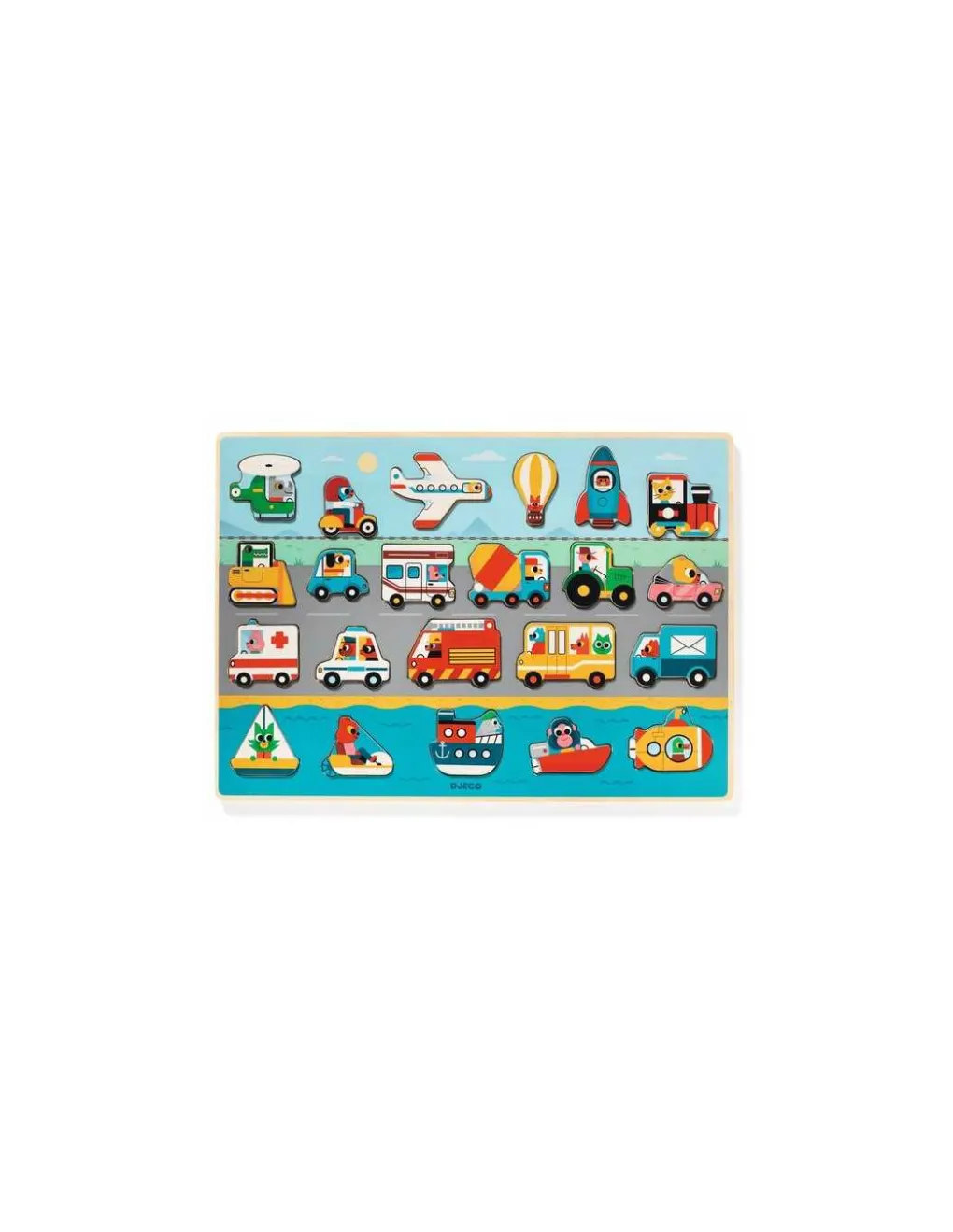 Djeco Puzzlo Vroom - Sale