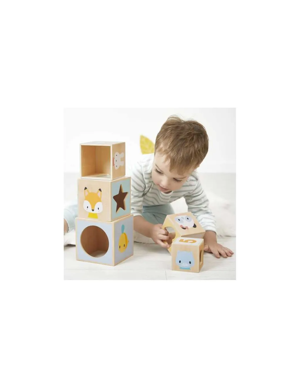 Janod Pyramide en bois Pure - Outlet