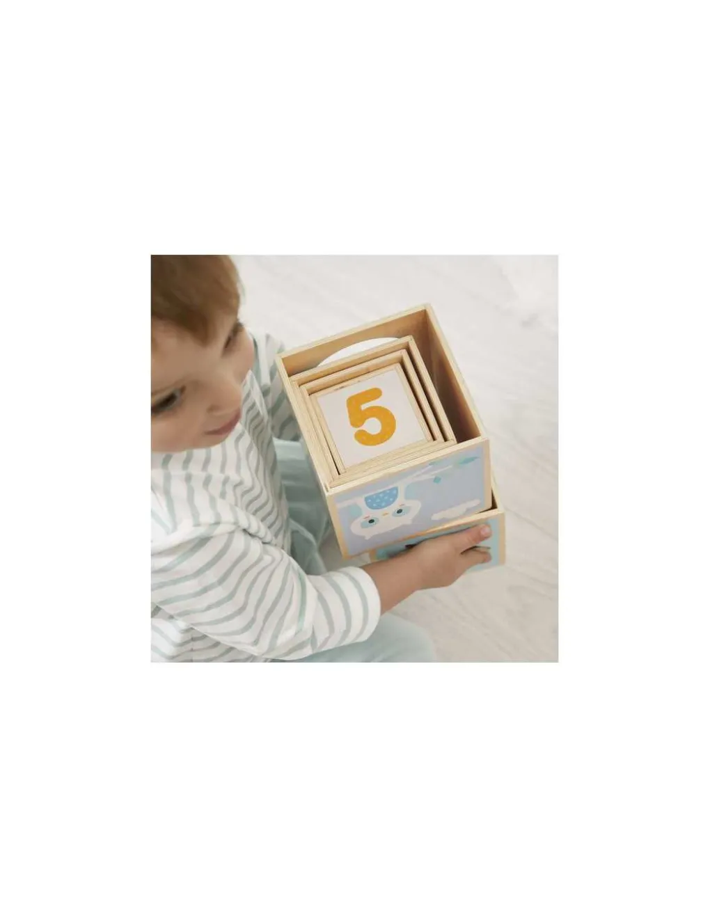 Janod Pyramide en bois Pure - Outlet