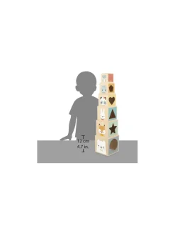 Janod Pyramide en bois Pure - Outlet
