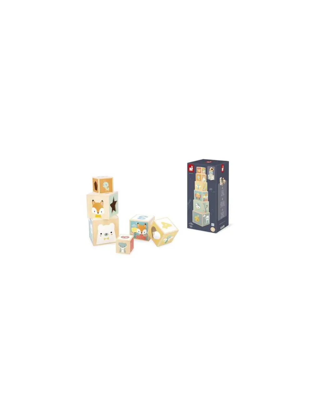 Janod Pyramide en bois Pure - Outlet