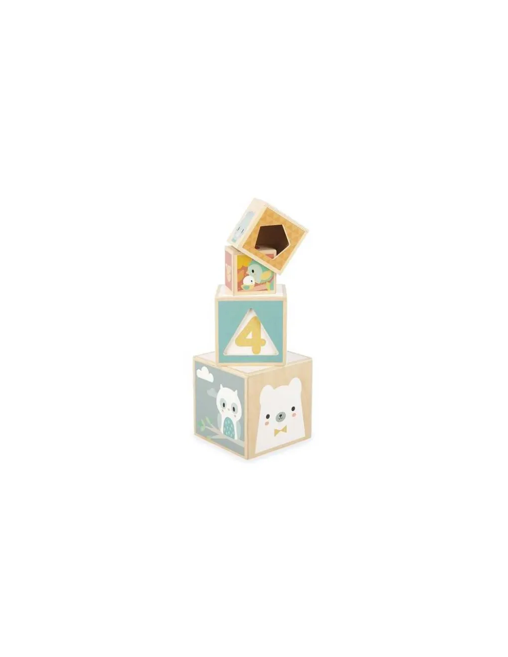 Janod Pyramide en bois Pure - Outlet