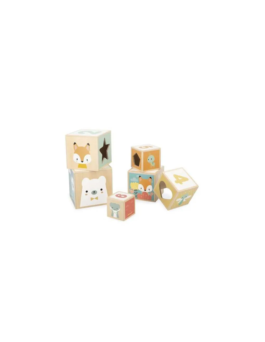 Janod Pyramide en bois Pure - Outlet