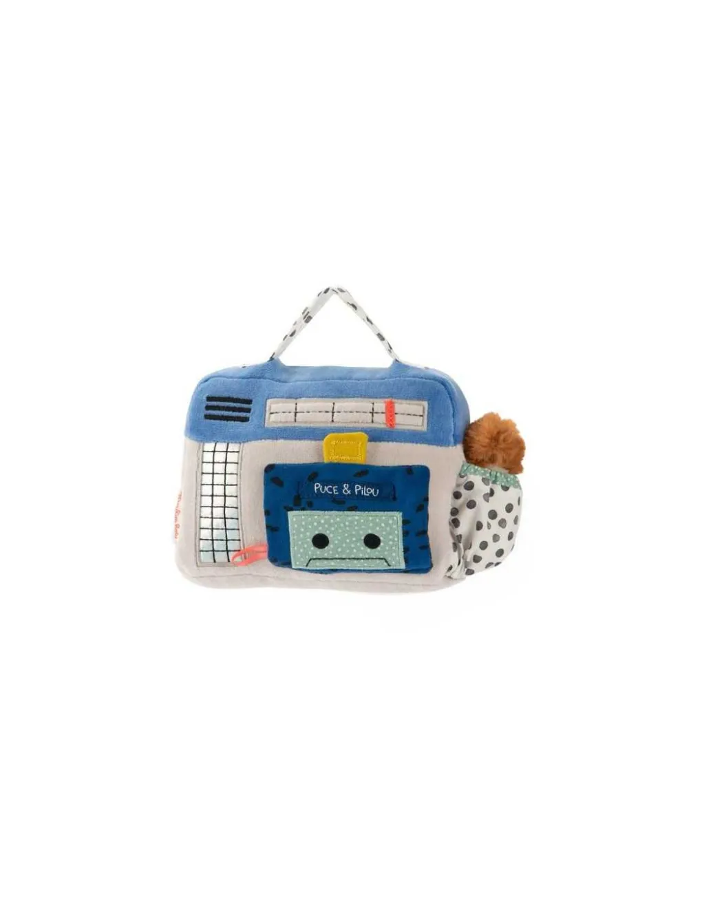 Moulin Roty Radio cassette musical Puce & Pilou - Outlet