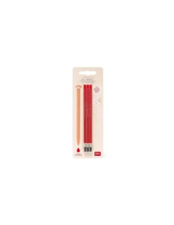 Legami Recharges pour stylo à encre gel effaçable Rouge - Hot