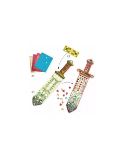 Djeco Sabres mosaïques à décorer - Do it Yourself New