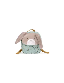 Moulin Roty Sac à dos lapin sauge Trois Petits Lapins - Sale