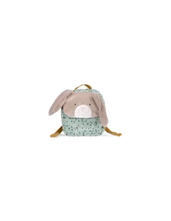 Moulin Roty Sac à dos lapin sauge Trois Petits Lapins - Sale