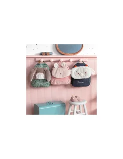 Moulin Roty Sac à dos lapin sauge Trois Petits Lapins - Sale