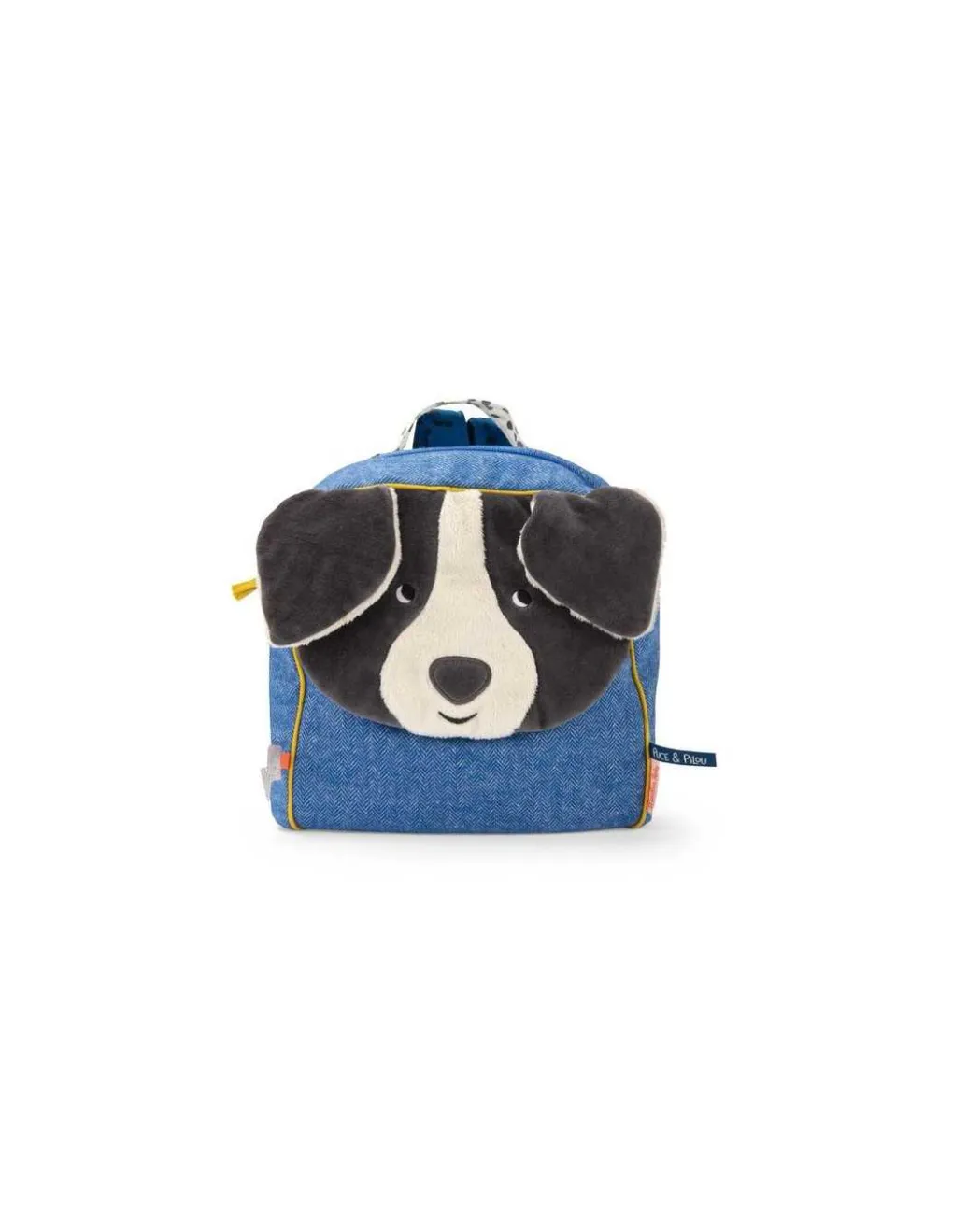 Moulin Roty Sac à dos Puce bleu Puce & Pilou - Discount