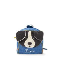 Moulin Roty Sac à dos Puce bleu Puce & Pilou - Discount