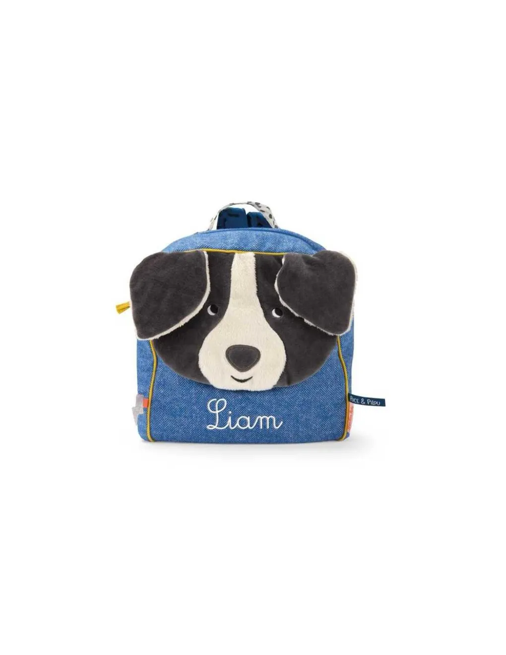 Moulin Roty Sac à dos Puce bleu Puce & Pilou - Discount