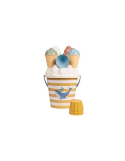 Little Dutch Seau de plage bleu Glaces - New