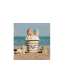 Little Dutch Seau de plage bleu Glaces - New