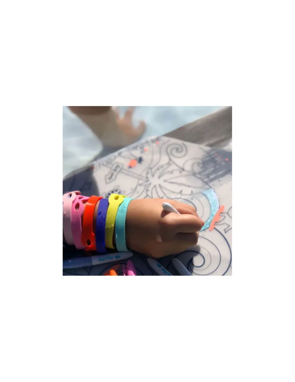 Super Petit Set à colorier silicone Surf party -
