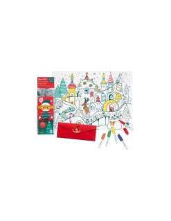 Super Petit Set à colorier silicone Village de Noël - Hot