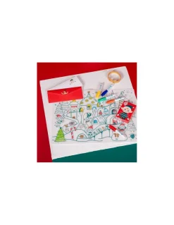 Super Petit Set à colorier silicone Village de Noël - Hot