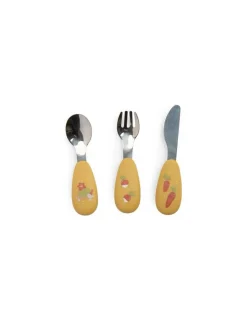 Moulin Roty Set couverts silicone Trois Petits Lapins - Sale