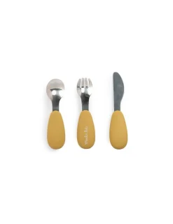 Moulin Roty Set couverts silicone Trois Petits Lapins - Sale