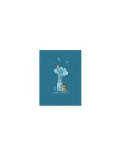 Moulin Roty Set de 3 affiches Sous mon Baobab - Discount
