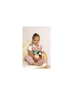 Little Big Friends Set de 4 balles doudous jungle - Discount