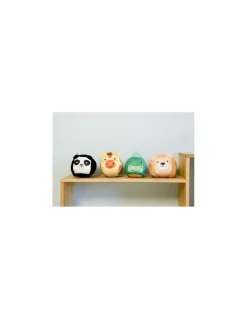 Little Big Friends Set de 4 balles doudous jungle - Discount
