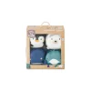Little Big Friends Set de 4 balles doudous océan -