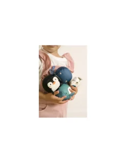 Little Big Friends Set de 4 balles doudous océan -