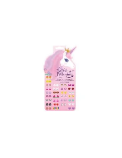 Great Pretenders Set de 30 paires de boucles d'oreilles autocollantes Licorne - Outlet