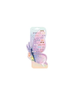 Great Pretenders Set de 30 paires de boucles d'oreilles autocollantes Papillon - Clearance