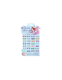 Great Pretenders Set de 30 paires de boucles d'oreilles autocollantes Sirène - Hot