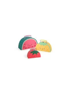 Vilac Set de 3 valisettes fruits Sarah Betz - Online