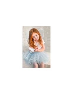 Great Pretenders Set de fée, jupe, ailes et baguette bleu clair 4-6 ans - Clearance