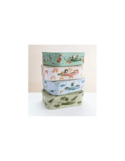 A little lovely company Set de valises amis de la forêt -