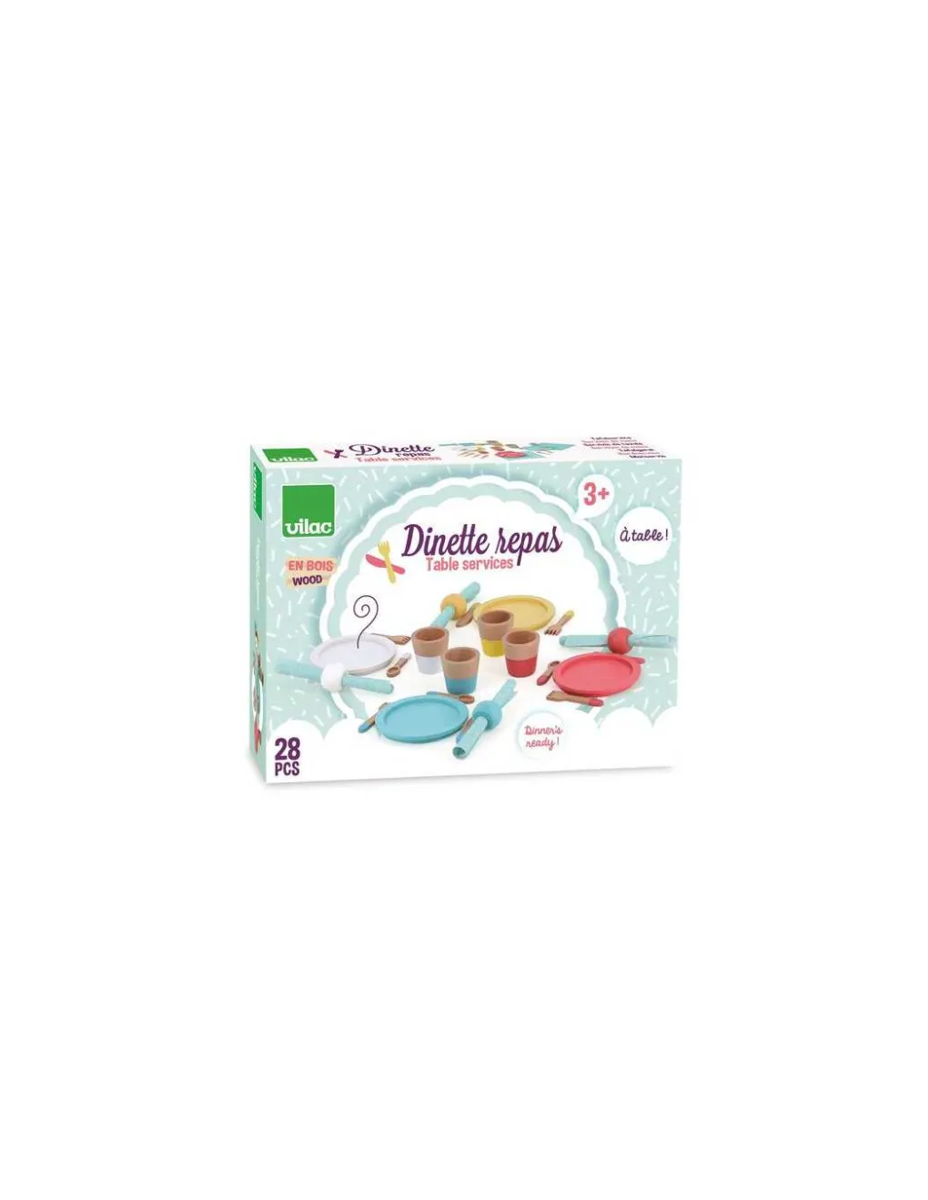 Vilac Set déjeuner en bois - Discount