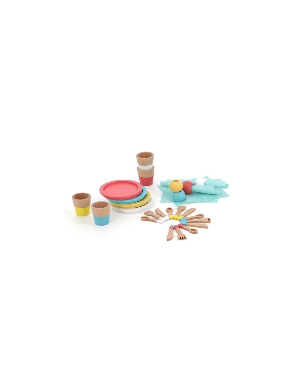 Vilac Set déjeuner en bois - Discount