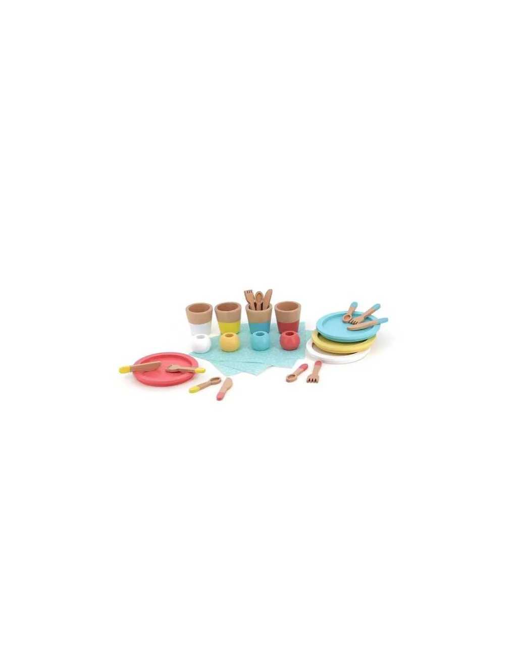 Vilac Set déjeuner en bois - Discount