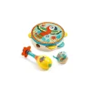 Djeco Set musical tambourin, maracas et castagnette Animambo - Outlet